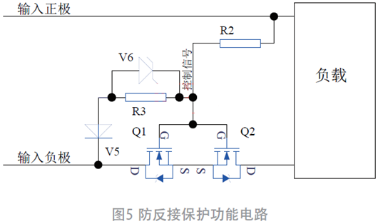 過欠壓、防反接電路